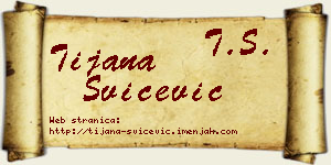 Tijana Svičević vizit kartica